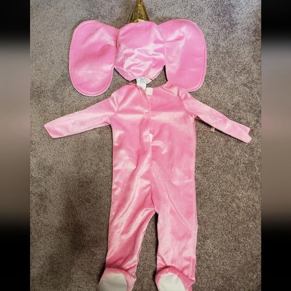 Adorable Pink Elephant Infant Costume 6-12 Months - Picture 3 of 3